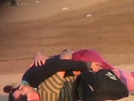 Two Amateur Voyeur Couples Caught Fucking at the Beach
